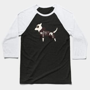 Halloween Dog skeleton Baseball T-Shirt